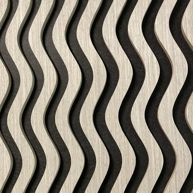 Hullámos akusztikus falpanel 280 cm – 3D Modern design