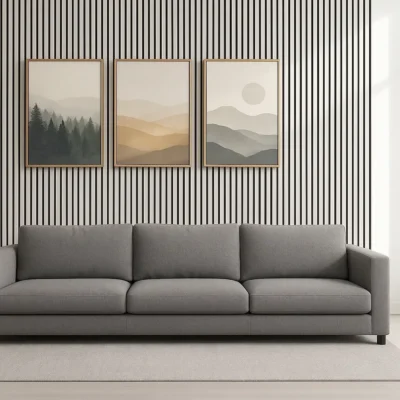 Inspira akusztikus falpanel fehér 60x240 cm Akusztikus panel fehér 60 x 240 cm