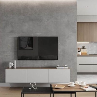 PVC falpanel betonhatás