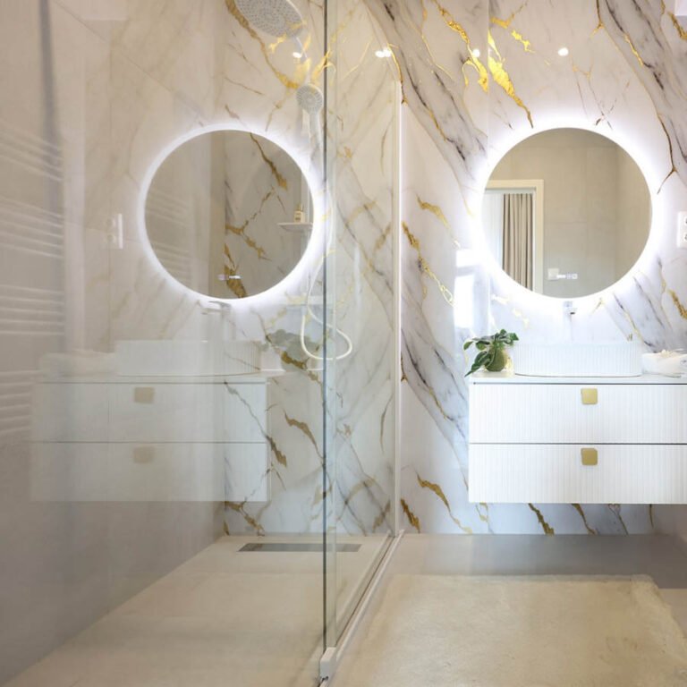 PVC falpanel fehér arany