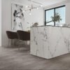 PVC falpanel fehér szürke márvány 120 x 285 cm
