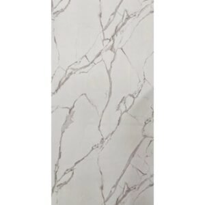 PVC falpanel fehér szürke márvány 120 x 285 cm