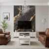 PVC falpanel nagymintás arany 120 x 285 cm