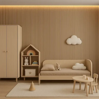 Akusztikus falpanel gyerekszoba tölgy inspirabutor.hu