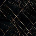 Inspira PVC falpanel fekete arany csíkos