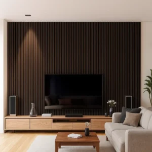 Inspira akusztikus falpanel sötét dió