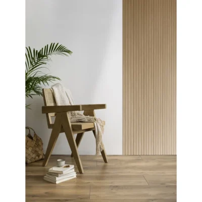 Fahatású Inspira Lux falpanel dekoráció nappali falon modern bútorokkal