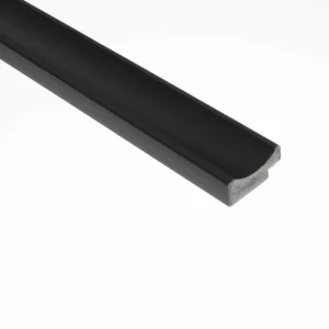 Fekete Inspira Lux jobb oldali záró profil elem falburkolathoz