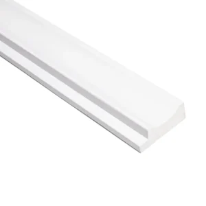 Bézs színű Inspira Lux bal oldali záró profil elem falburkolathoz