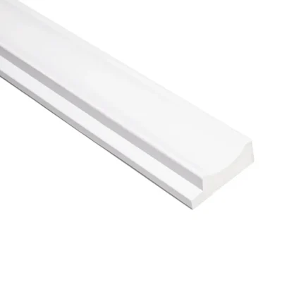 Bézs színű Inspira Lux bal oldali záró profil elem falburkolathoz