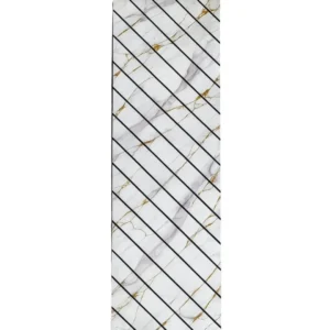 Ferde erezetű márvány mintás Inspira akusztikus falpanel 60 x 280 cm méretben