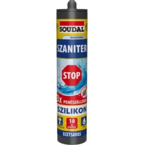 Soudal szaniter szilikon Stop penész