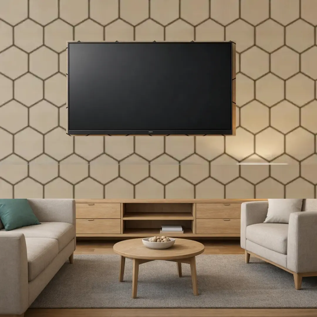 Akusztikus Dizájn Falpanel Tölgy (66,5×81 cm)