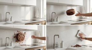 Torta a falon Semmi gond Miert a PVC falpanel a konyhai hatfalak uj kiralya